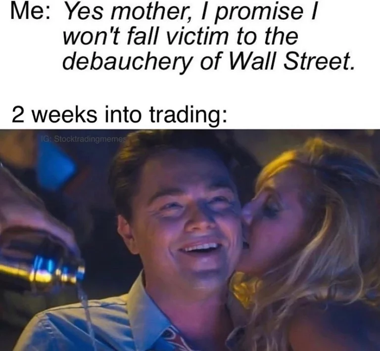yes mother, i promise i wont fall victim to the debauchery of wall street l Stock Market latest Memes 2022 l Stock Market latest Memes 2022