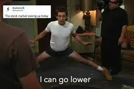 i can go lower l Stock Market latest Memes 2022