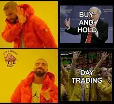 buy and hold and day trading l Stock Market latest Memes 2022