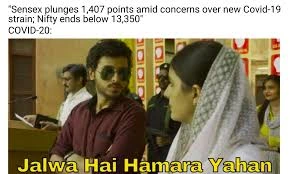 jalwa hai hamara yahan l Stock Market latest Memes 2022