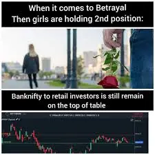 When it comes to bentrayal , the girls are holding 2nd posititon memes l Stock Market latest Memes 2022