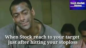 when stock reach to your target just after hitting your stoploss l Stock Market latest Memes 2022