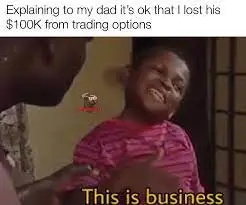 Explaining to my dad it's ok that I lost his $100k from trading options: This is business