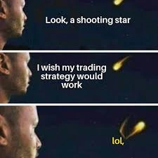 look a shooting star, I wish my trading strategy would work l Stock Market latest Memes 2022