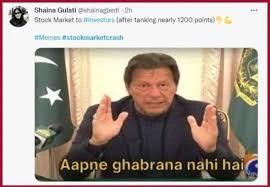 aapne ghabran nahi hai l Stock Market latest Memes 2022