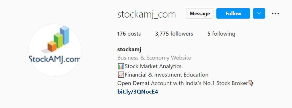 best Indian stock market Instagram Account you should follow, who is the best Indian Stock market Instagram, which stock market account on Instagram we need to Follow to get updated .