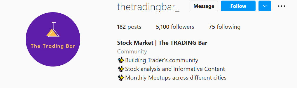 best Indian stock market Instagram Account you should follow, who is the best Indian Stock market Instagram, which stock market account on Instagram we need to Follow to get updated .