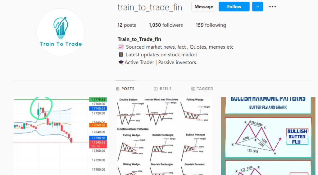 best Indian stock market Instagram Account you should follow, who is the best Indian Stock market Instagram, which stock market account on Instagram we need to Follow to get updated .