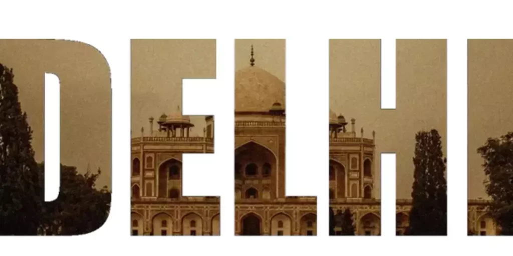 In this image Learning sharks has texted Delhi