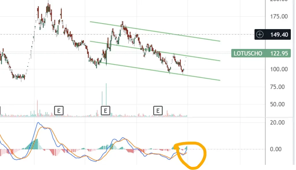 Lotus chocolate share price technical analysis
