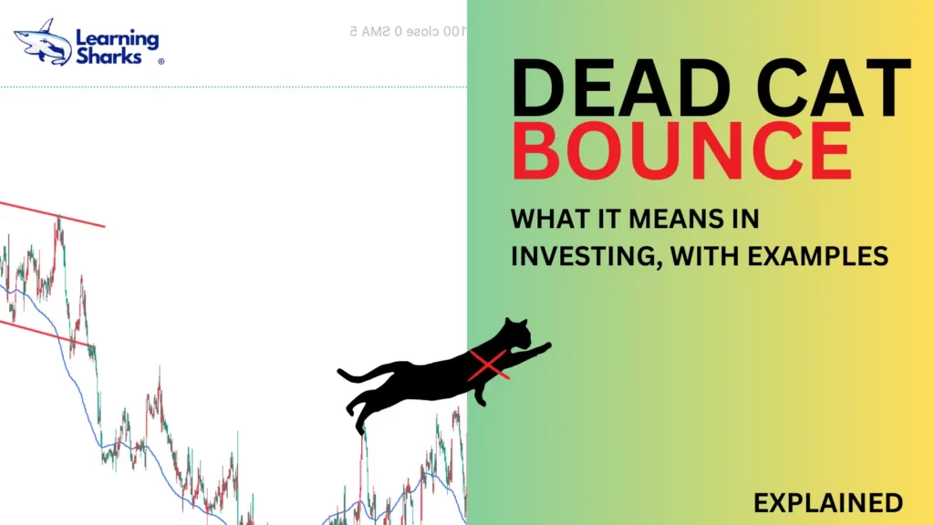 What Is a Dead Cat Bounce? A dead cat bounce is a temporary, short-lived recovery of asset prices from a prolonged decline or a bear market that is followed by the continuation of the downtrend. Frequently, downtrends are interrupted by brief periods of recovery—or small rallies—during which prices temporarily rise. The name "dead cat bounce" is based on the notion that even a dead cat will bounce if it falls far enough and fast enough. It is an example of a sucker's rally.