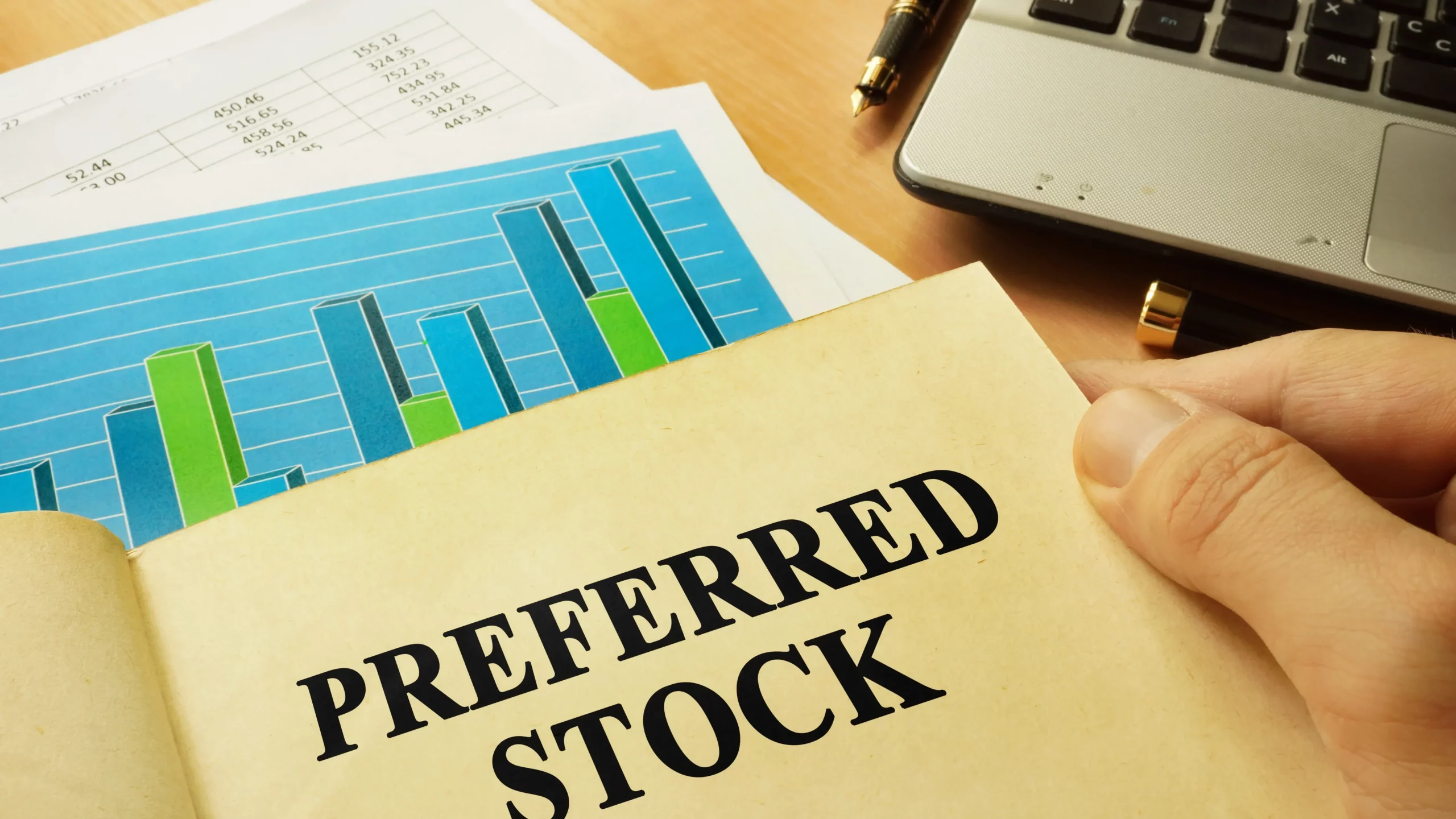 A preferred stock is a class of stock that is granted certain rights that differ from common stock